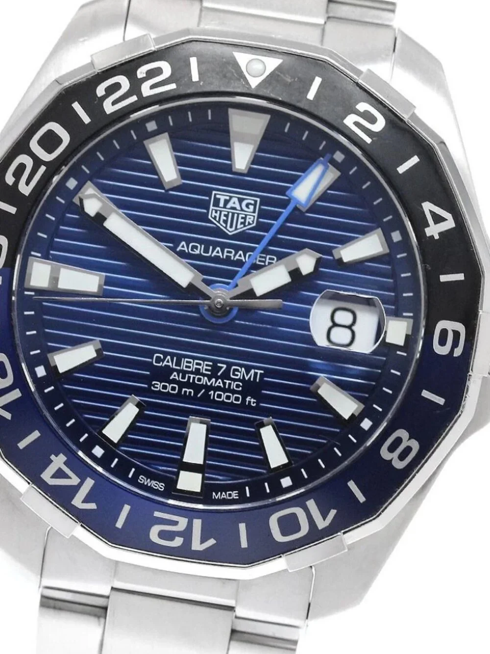 TAG HEUER Aqua racer WAY201T Caliber 7 GMT Automatic Men's Watch_962549